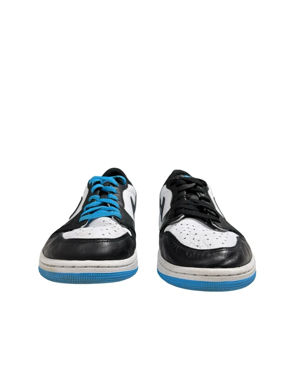 Nike Air Jordan 1 Low University Blue Black White Leather Men’s 10.5 CZ0790-104
